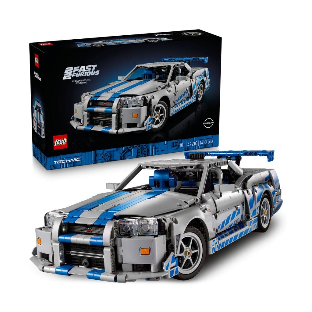 樂高與益智玩具:  日產GT-R賽車 LEGO TECHNIC 42210 (1410個零件) 