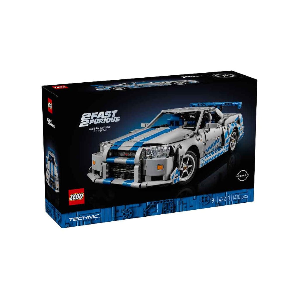 樂高與益智玩具:  日產GT-R賽車 LEGO TECHNIC 42210 (1410個零件) 