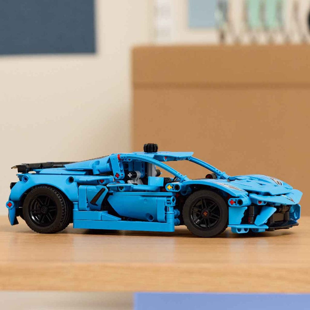  Đồ Chơi Lắp Ráp Siêu Xe Corvette Stingray Xanh Dương LEGO TECHNIC 42217-LG (732 chi tiết) 