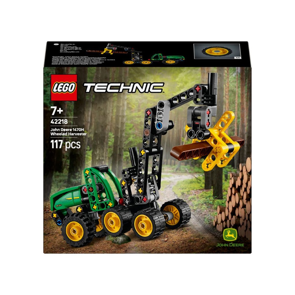 樂高與益智玩具:  約翰·迪爾木材收割車 LEGO TECHNIC 42218 (117 件) 