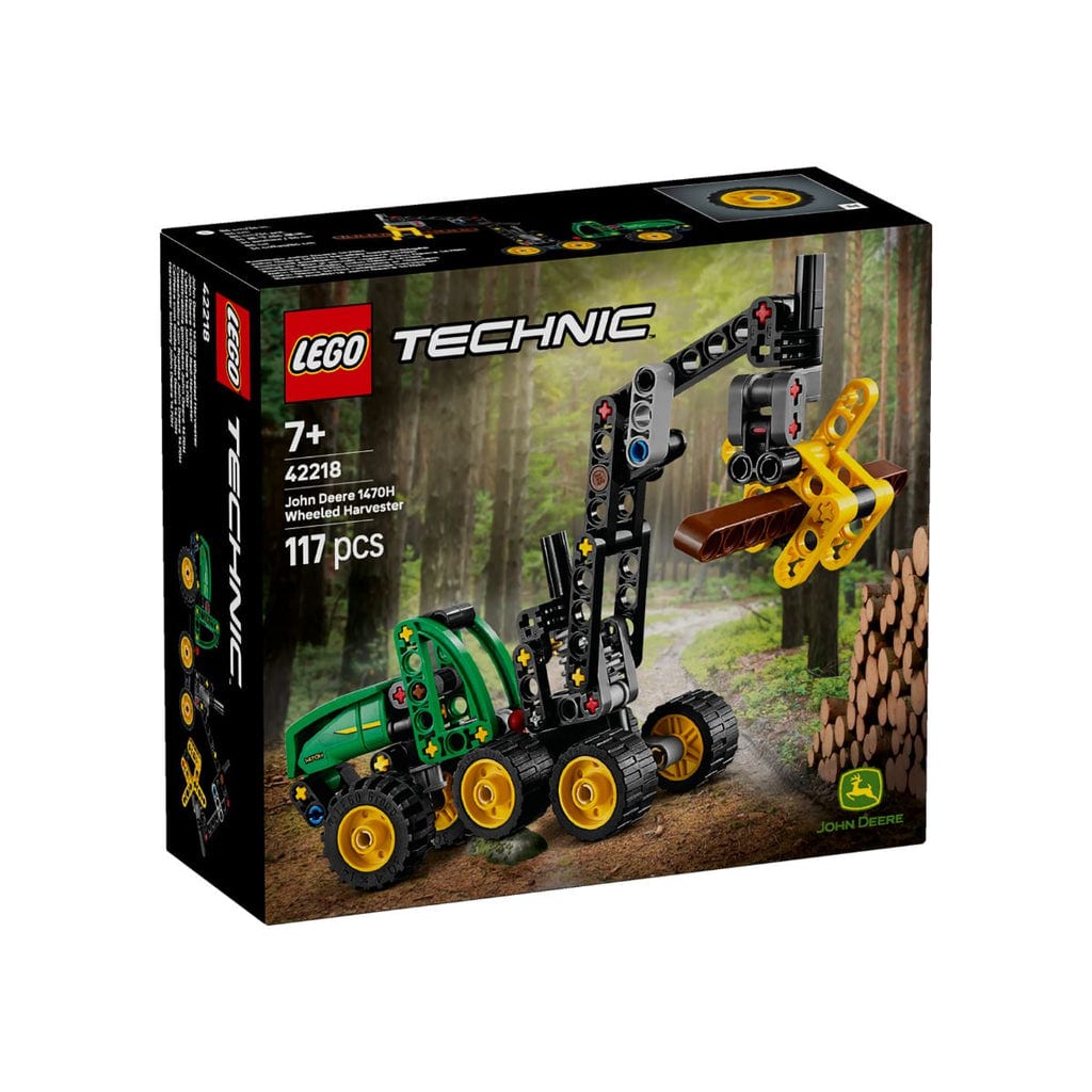  Đồ Chơi Lắp Ráp Xe Thu Hoạch Gỗ John Deere LEGO TECHNIC 42218 (117 chi tiết) 