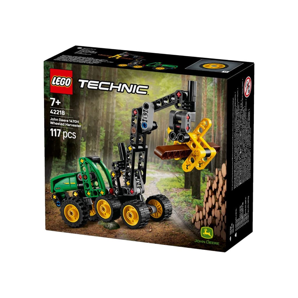  Đồ Chơi Lắp Ráp Xe Thu Hoạch Gỗ John Deere LEGO TECHNIC 42218 (117 chi tiết) 