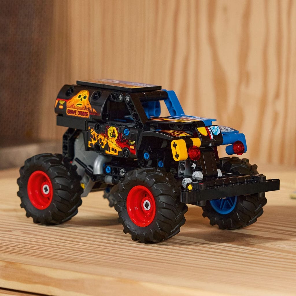  Đồ Chơi Lắp Ráp Monster Jam Grave Digger Lửa Và Băng LEGO TECHNIC 42219 