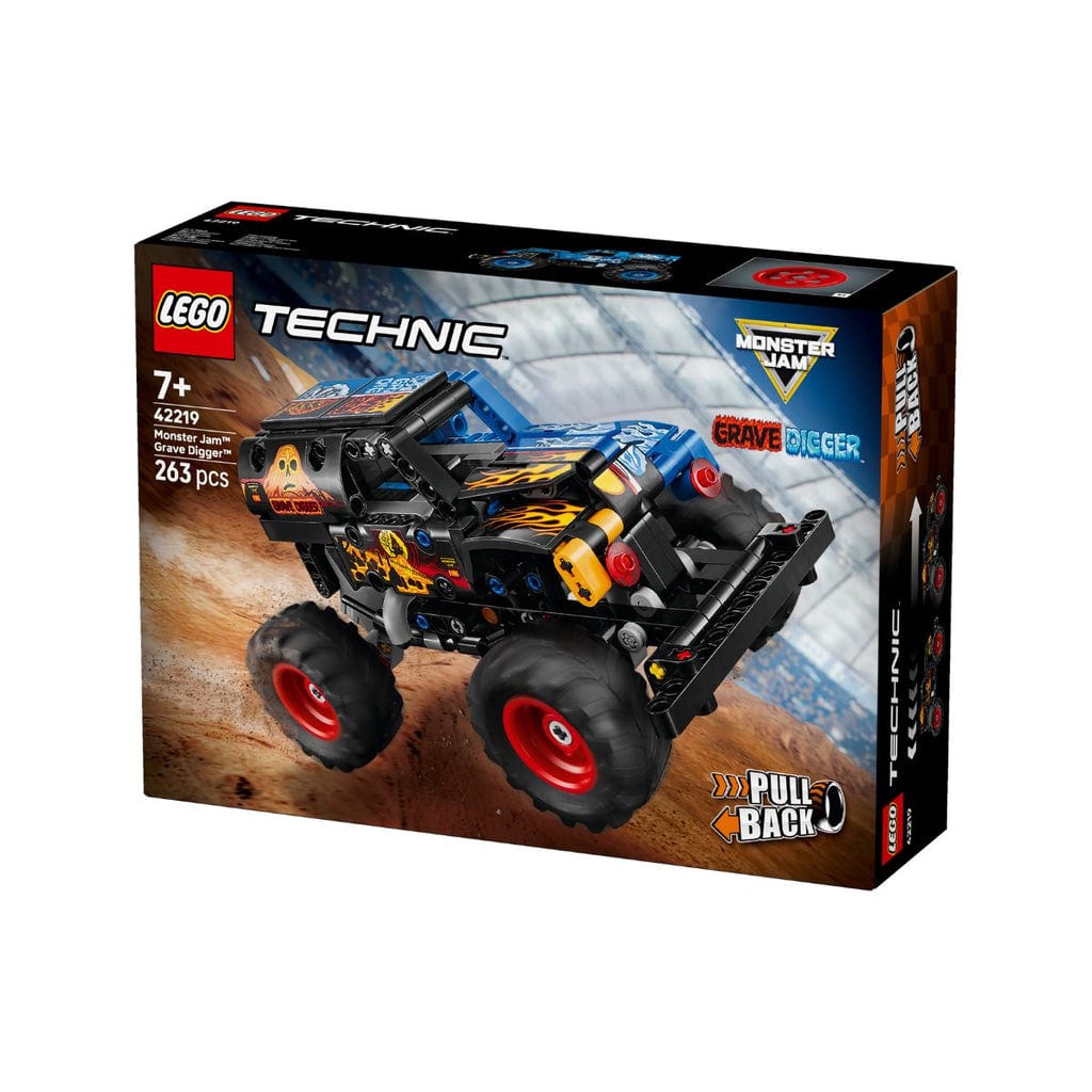  Đồ Chơi Lắp Ráp Monster Jam Grave Digger Lửa Và Băng LEGO TECHNIC 42219 