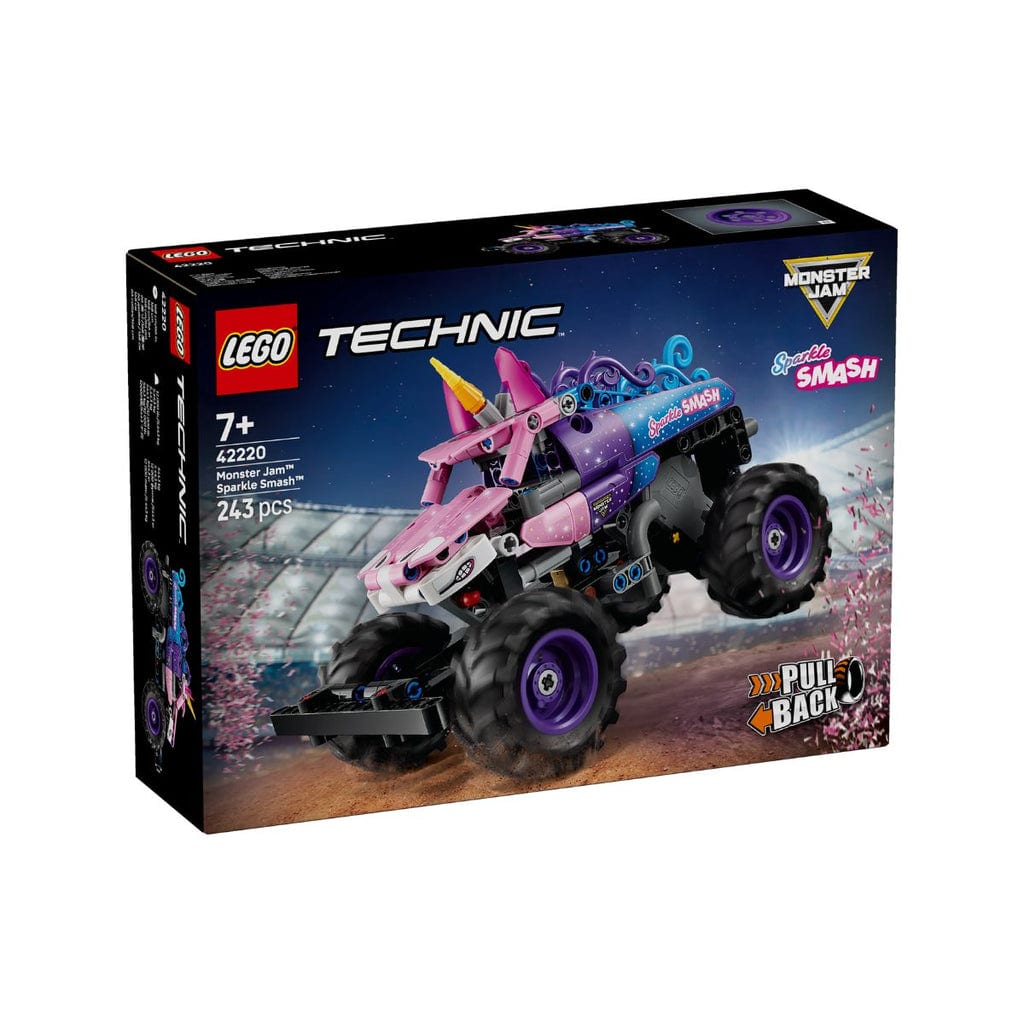 樂高與益智玩具:  怪物卡車閃耀撞擊 LEGO TECHNIC 42220 (243 件) 