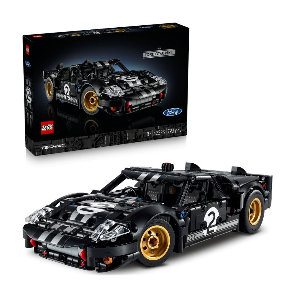 樂高與益智玩具:  樂高技術Ford GT40 MKII 1966賽車42223（793個零件） 