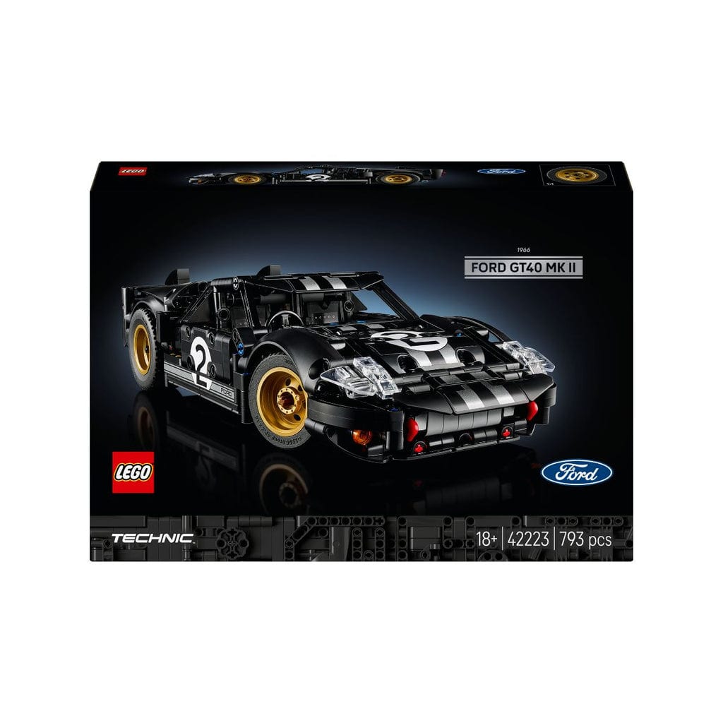 樂高與益智玩具:  樂高技術Ford GT40 MKII 1966賽車42223（793個零件） 