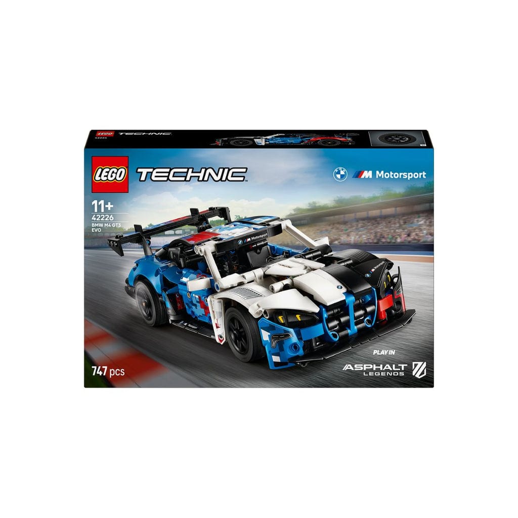 樂高與益智玩具:  寶馬M4 GT3 EVO賽車拼裝玩具 LEGO TECHNIC 42226 (747個零件) 