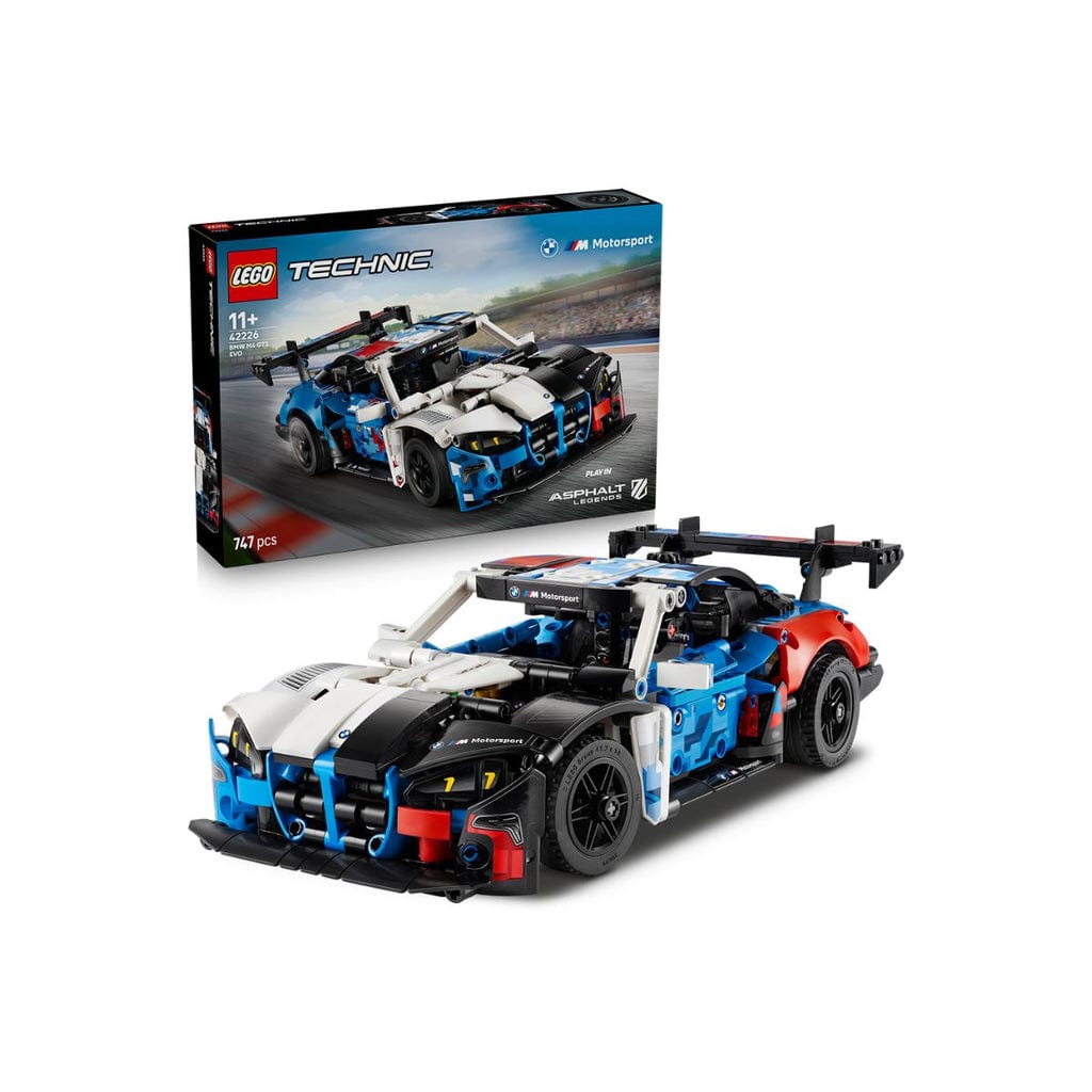 樂高與益智玩具:  寶馬M4 GT3 EVO賽車拼裝玩具 LEGO TECHNIC 42226 (747個零件) 