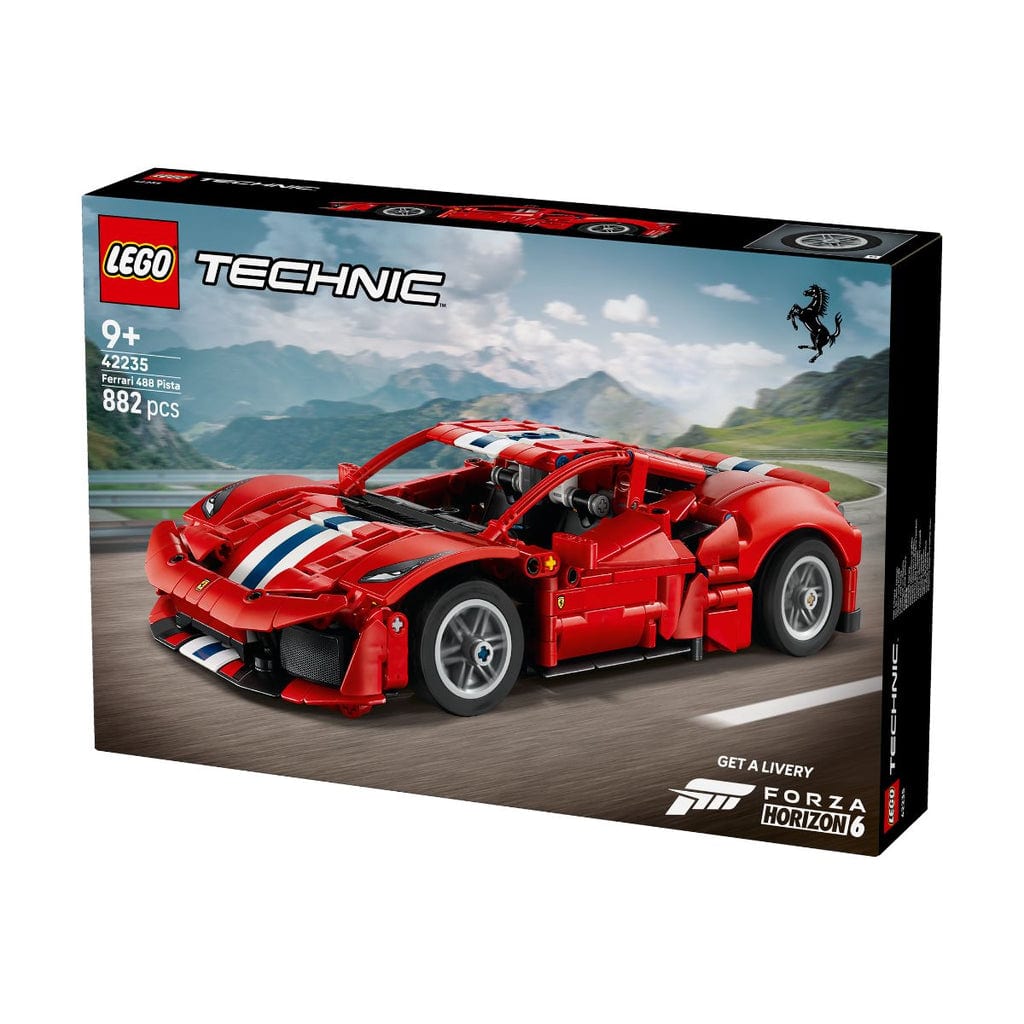  Đồ Chơi Lắp Ráp Siêu Xe Ferrari 488 PISTA LEGO TECHNIC 42235 (882 chi tiết) 