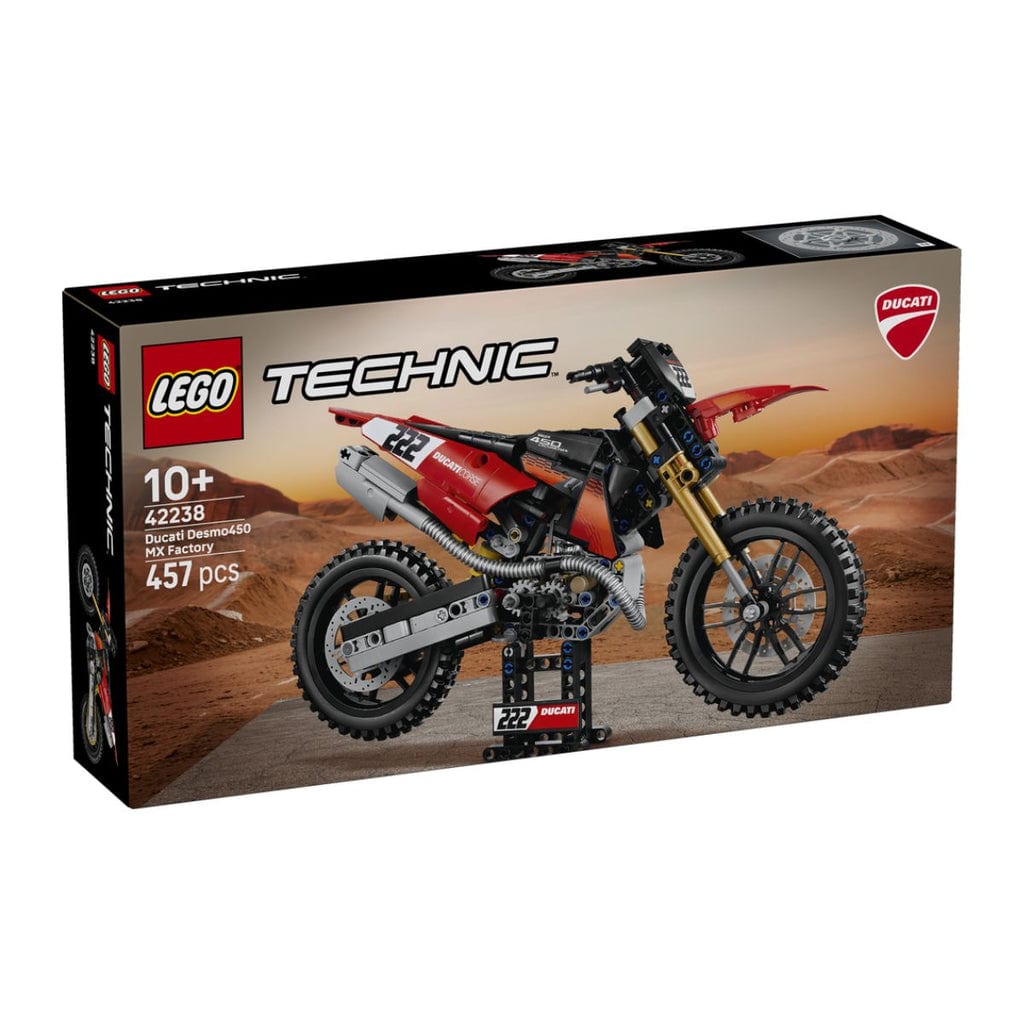  Đồ Chơi Lắp Ráp Mô Tô Ducati Desmo450 MX Factory LEGO TECHNIC 42238 (457 chi tiết) 