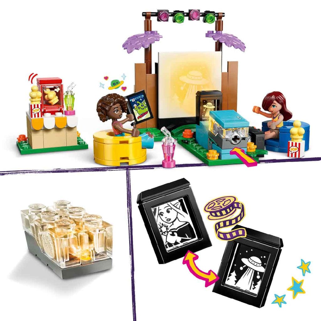  Đồ Chơi Lắp Ráp Buổi Chiếu Phim Ngoài Trời LEGO FRIENDS 42642 (154 chi tiết) 