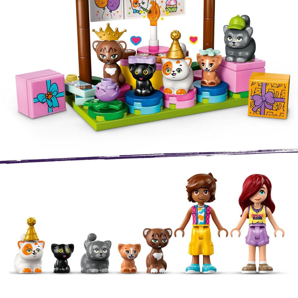  Đồ Chơi Lắp Ráp Nhà Cây Và Bữa Tiệc Sinh Nhật Mèo Con LEGO FRIENDS 42666 (321 chi tiết) 