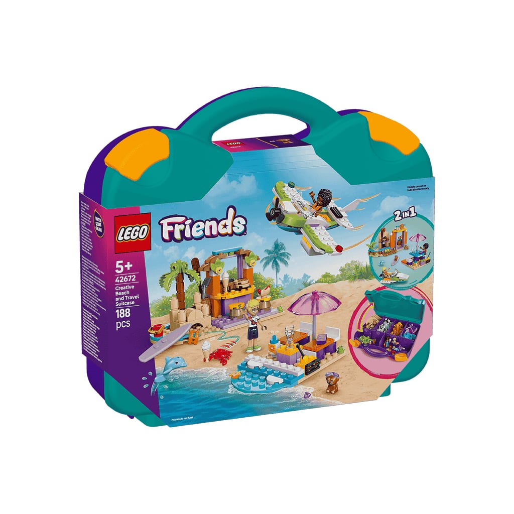  Đồ Chơi Lắp Ráp Vali Du Lịch Biển Sáng Tạo LEGO FRIENDS 42672 (188 chi tiết) 