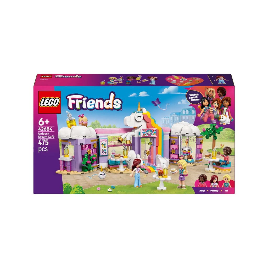 樂高與益智玩具:  夢幻獨角獸咖啡館 LEGO FRIENDS 42684 (475 件) 