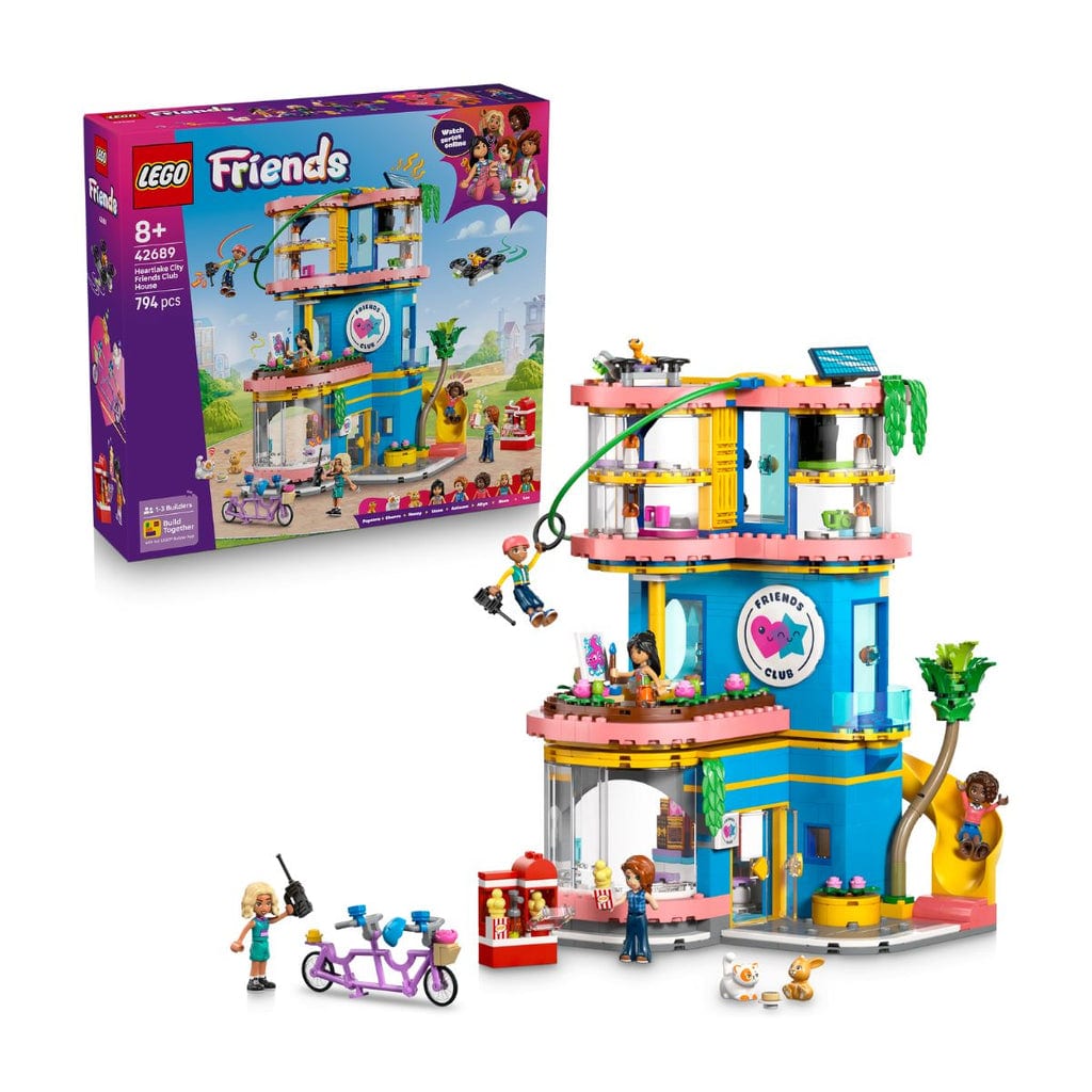 樂高與益智玩具:  心湖城友誼俱樂部拼裝玩具 LEGO FRIENDS 42689 (794個零件) 