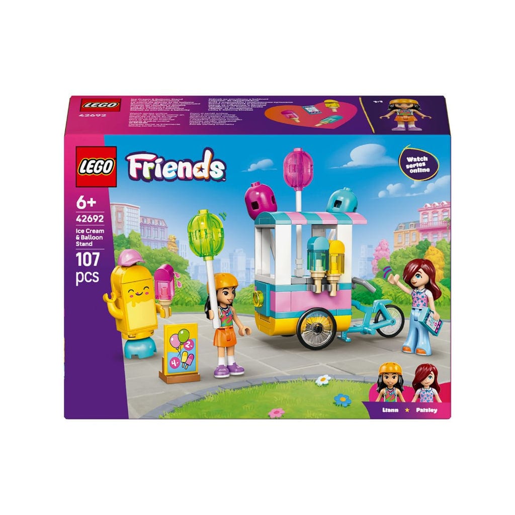 樂高與益智玩具:  冰淇淋攤位和氣球 LEGO FRIENDS 42692 (107 件) 