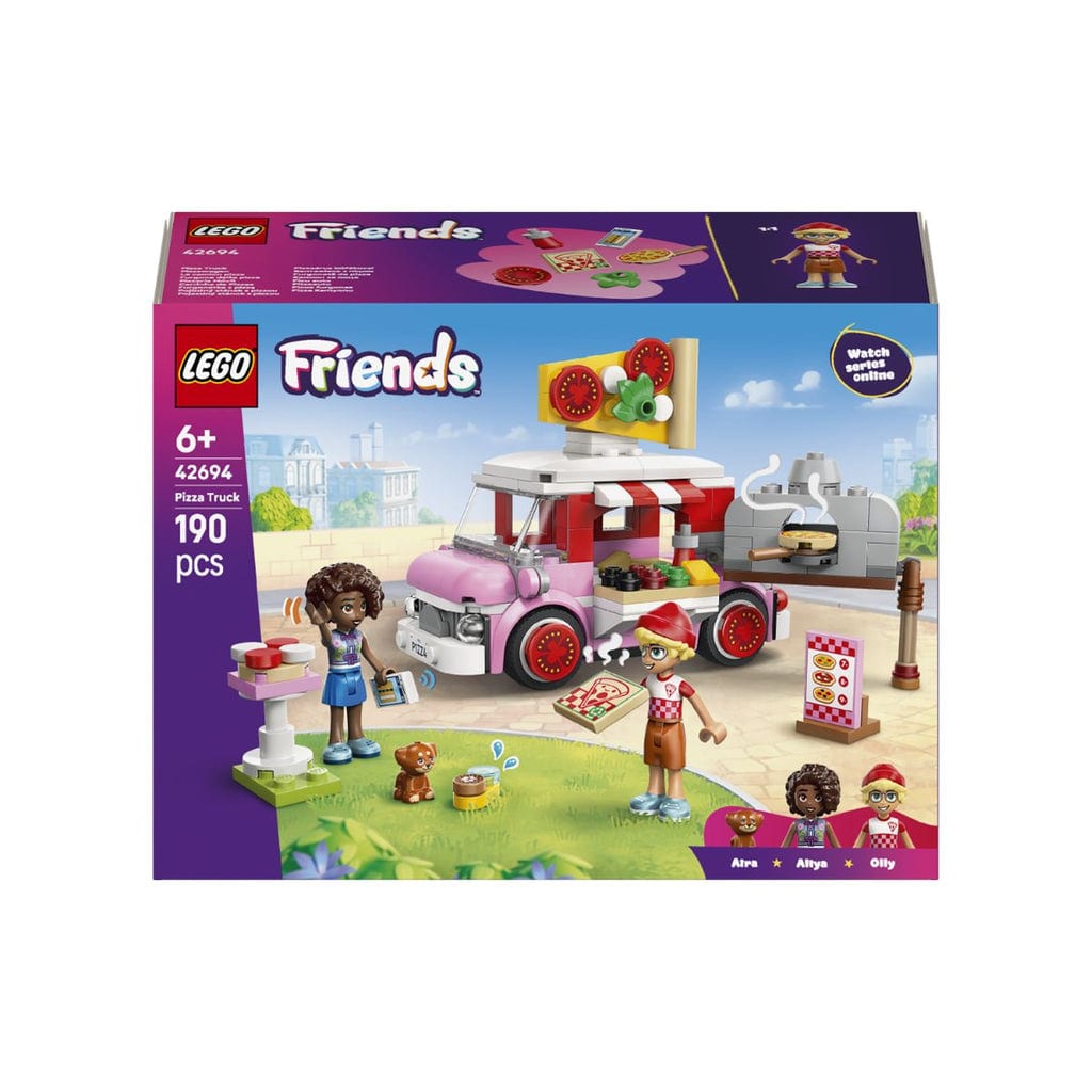 樂高與益智玩具:  移動披薩車拼裝玩具 LEGO FRIENDS 42694 (190個零件) 