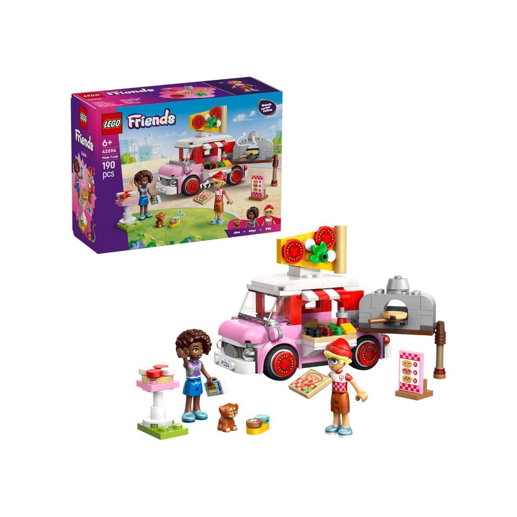 樂高與益智玩具:  移動披薩車拼裝玩具 LEGO FRIENDS 42694 (190個零件) 