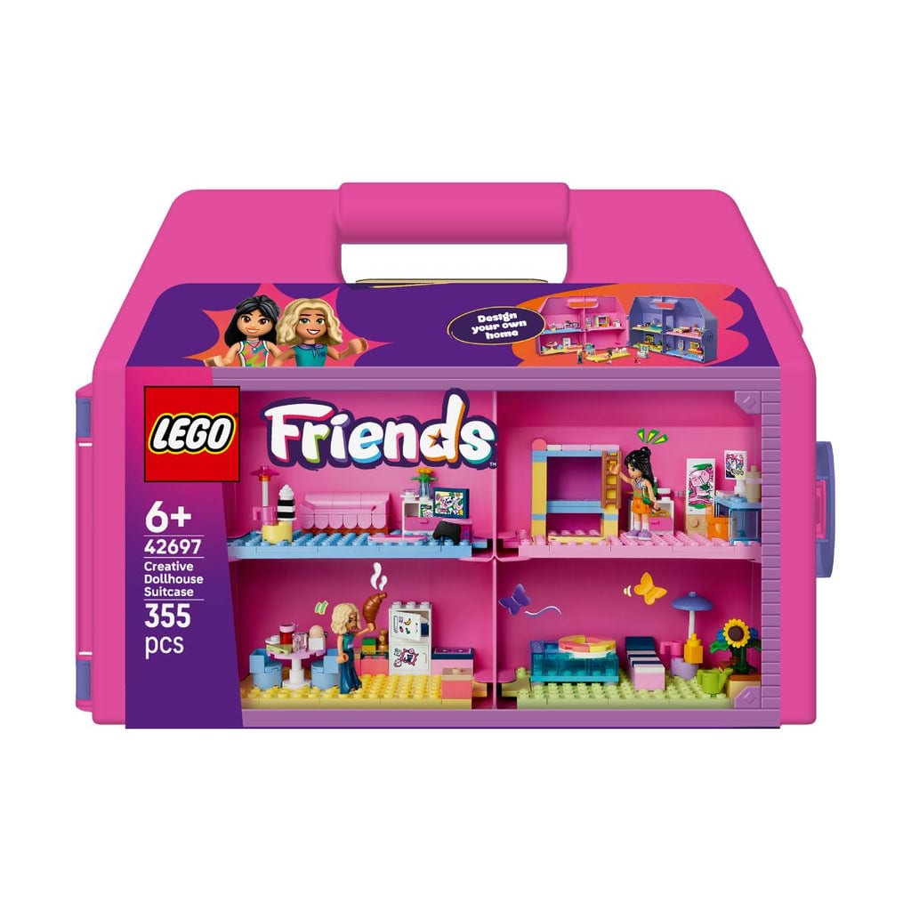 樂高與益智玩具:  創意洋娃娃屋行李箱拼裝玩具 LEGO FRIENDS 42697 (355個零件) 