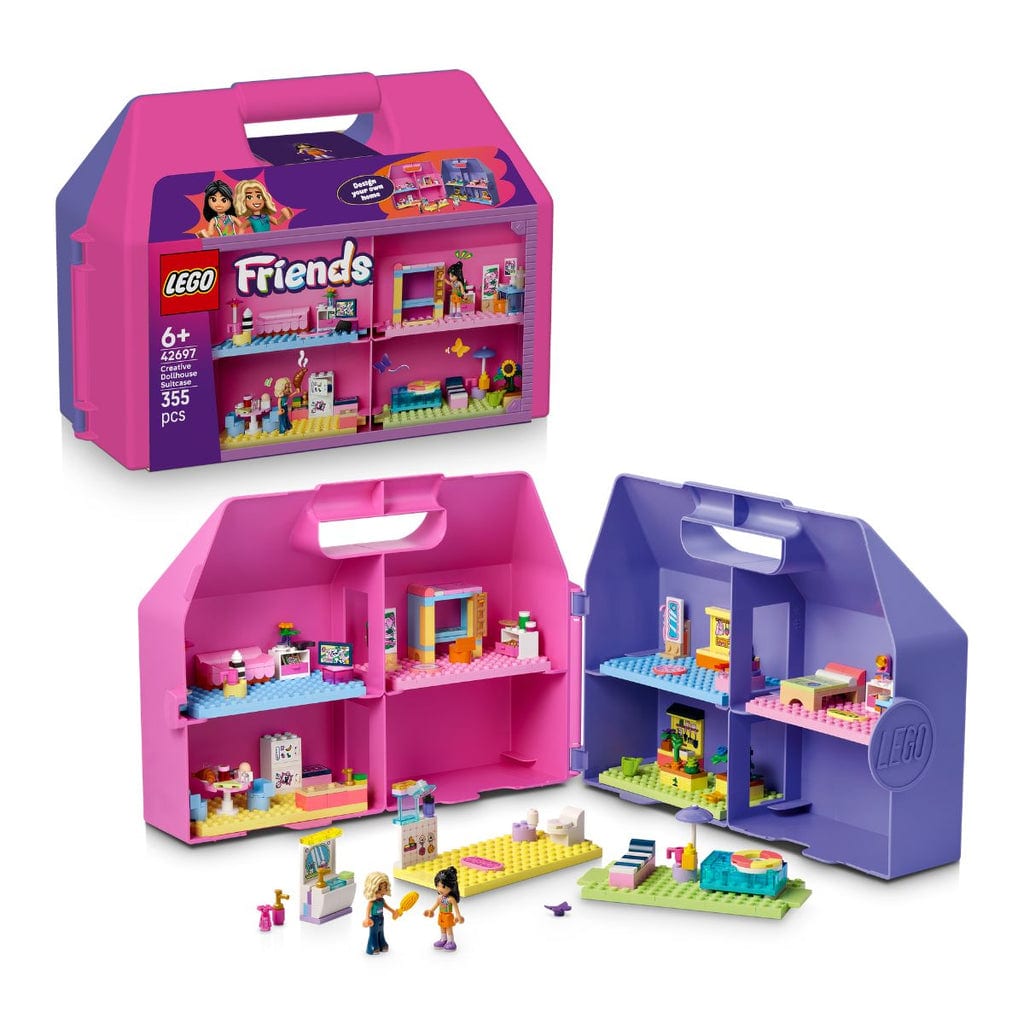樂高與益智玩具:  創意洋娃娃屋行李箱拼裝玩具 LEGO FRIENDS 42697 (355個零件) 