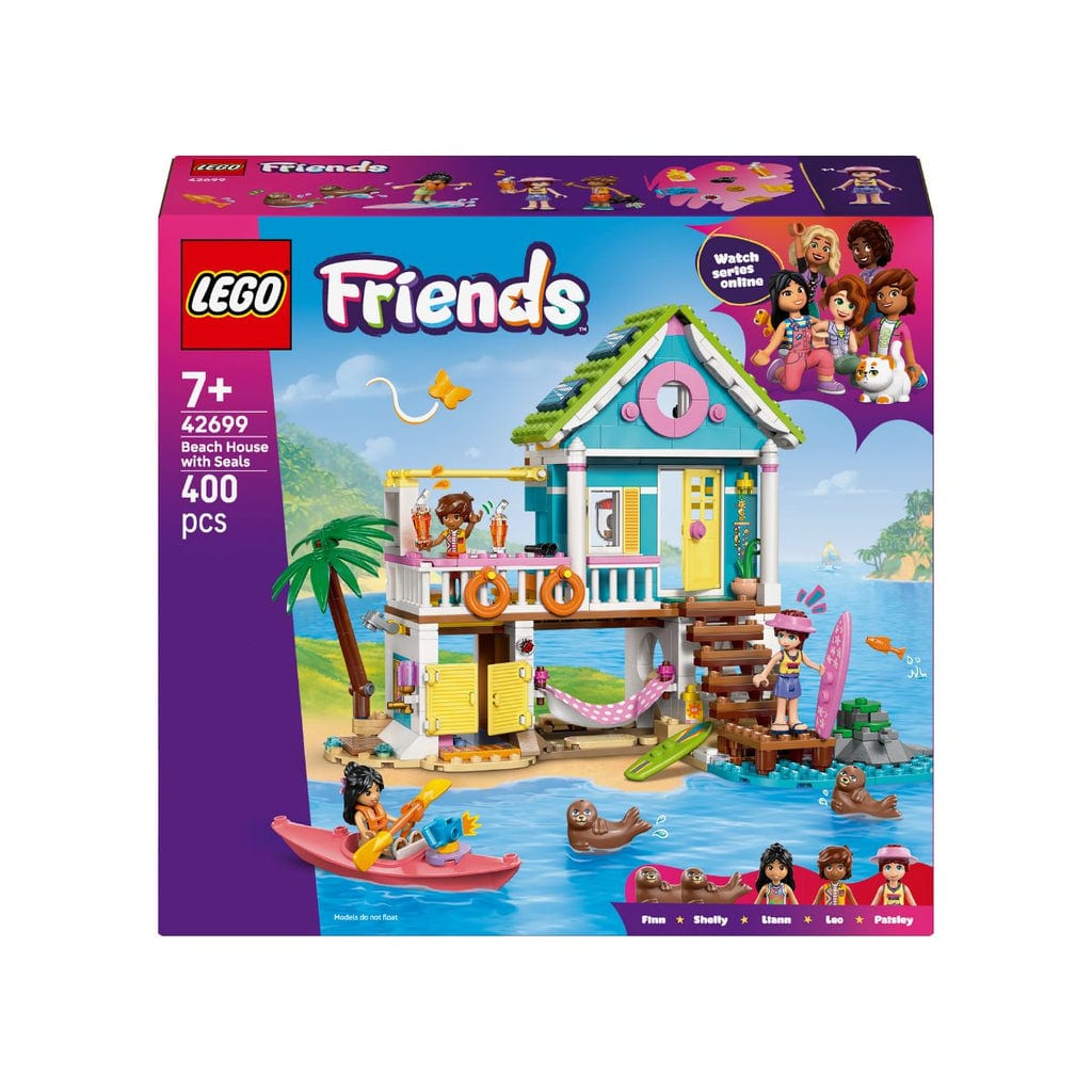 樂高與益智玩具:  海濱房屋與海豹 LEGO FRIENDS 42699 