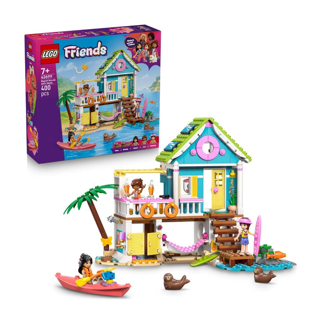 樂高與益智玩具:  海濱房屋與海豹 LEGO FRIENDS 42699 