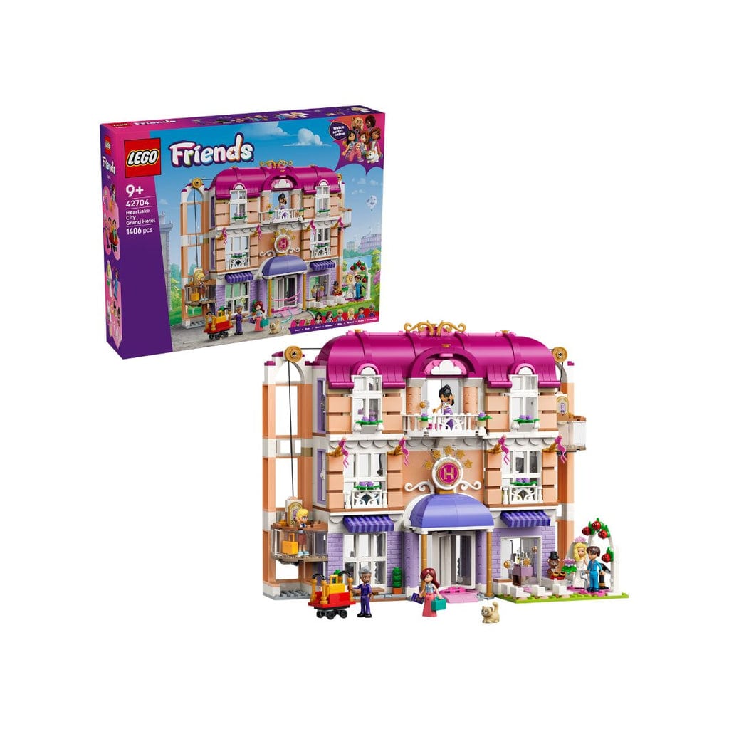 樂高與益智玩具:  豪華酒店拼裝玩具 - Heartlake City LEGO FRIENDS 42704 (1406個零件) 