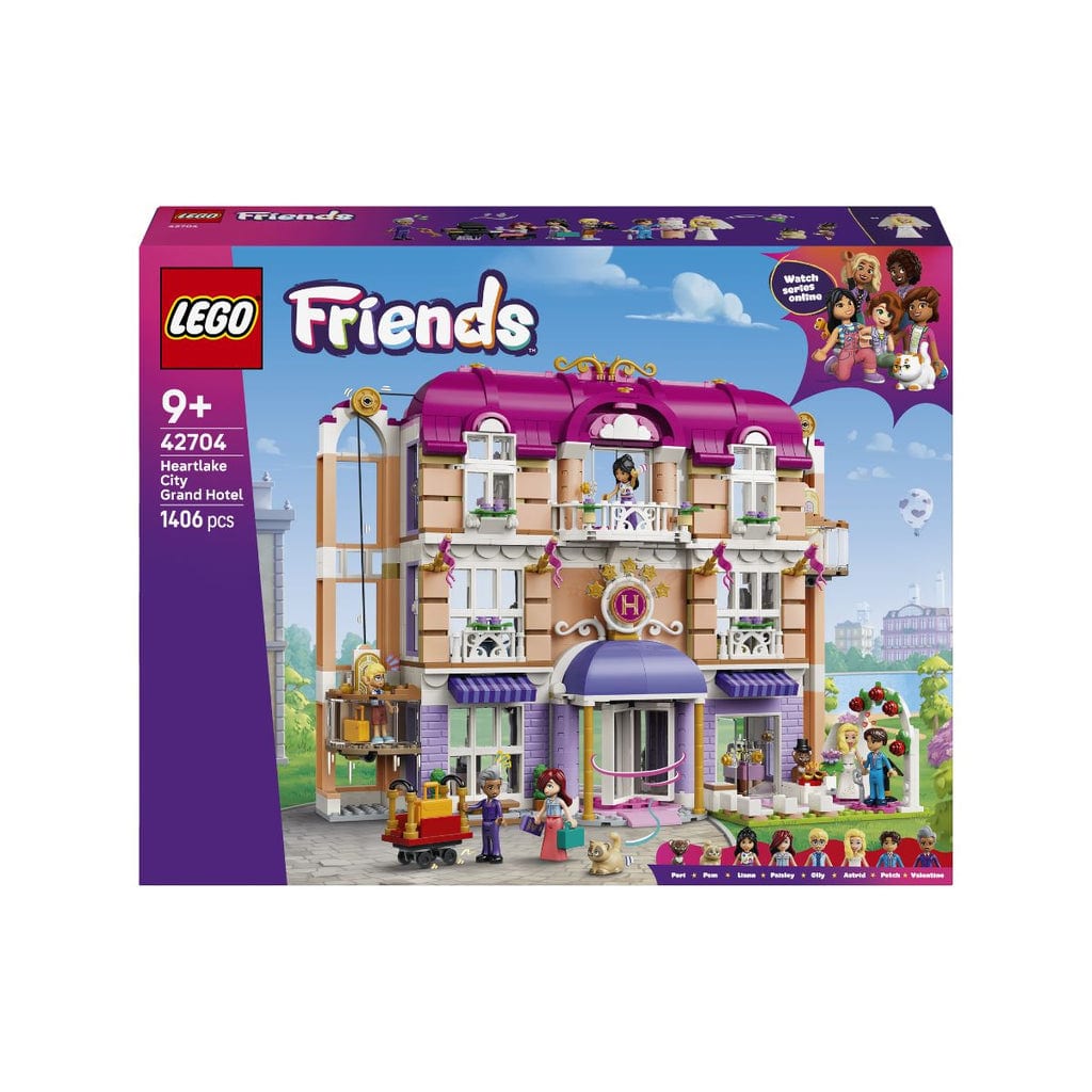樂高與益智玩具:  豪華酒店拼裝玩具 - Heartlake City LEGO FRIENDS 42704 (1406個零件) 