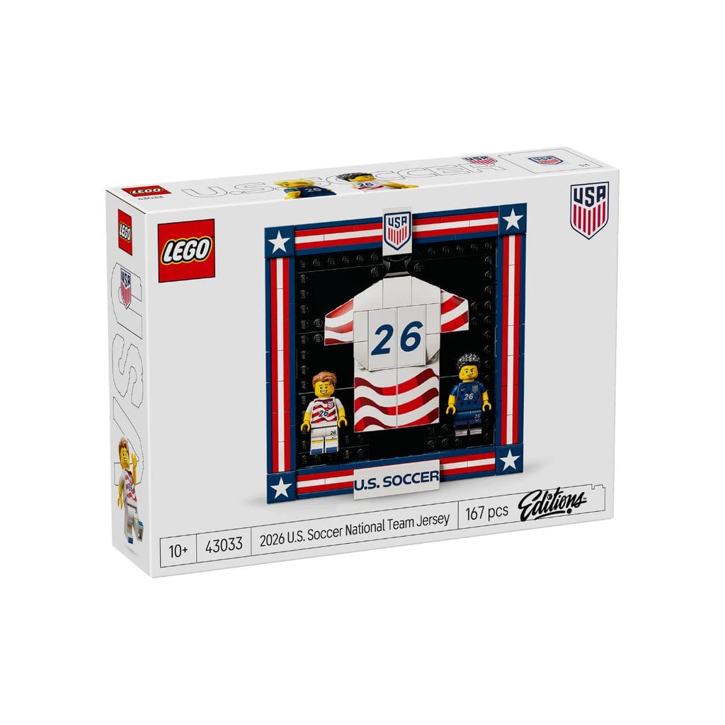  美國足球隊2026球衣牆面掛畫拼裝玩具 LEGO EDITIONS SPORTS 43033 