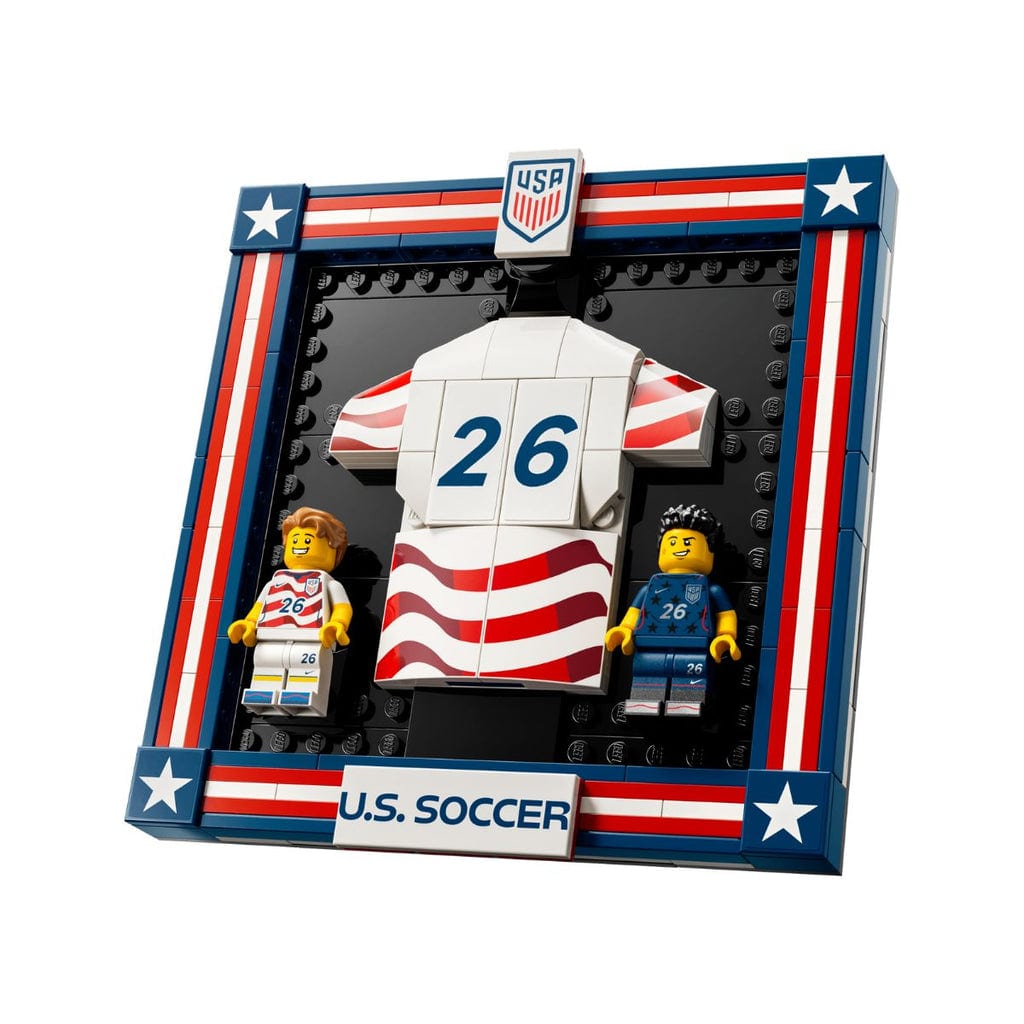 美國足球隊2026球衣牆面掛畫拼裝玩具 LEGO EDITIONS SPORTS 43033 