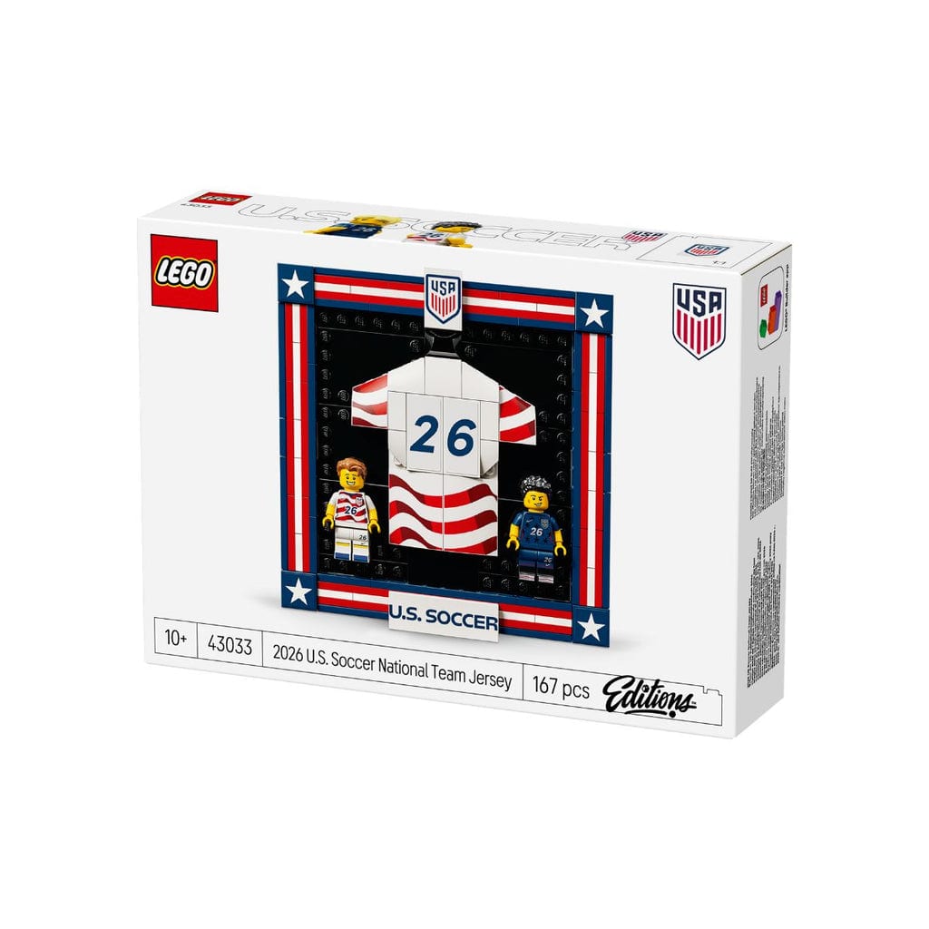  美國足球隊2026球衣牆面掛畫拼裝玩具 LEGO EDITIONS SPORTS 43033 