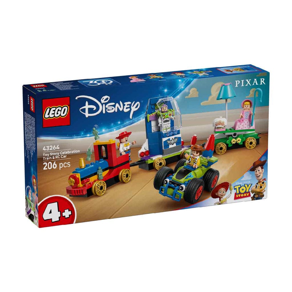 樂高與益智玩具:  玩具總動員動畫火車 LEGO DISNEY PRINCESS 43264 (206個零件) 
