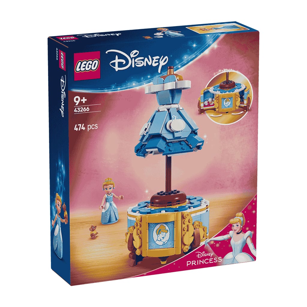樂高與益智玩具:  灰姑娘的裙子拼裝玩具 LEGO DISNEY PRINCESS 43266 (474 件) 