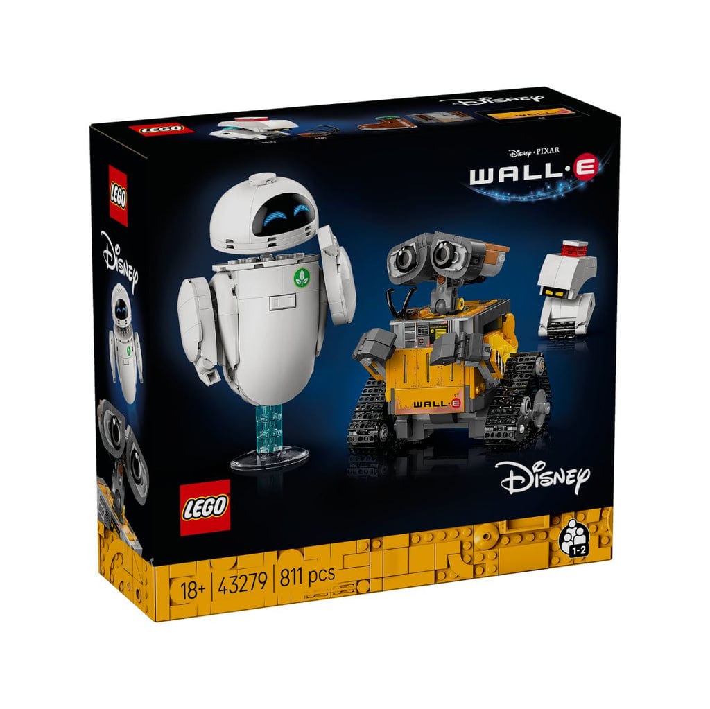 樂高與益智玩具:  瓦力與伊芙 LEGO DISNEY PRINCESS 43279 (811個零件) 