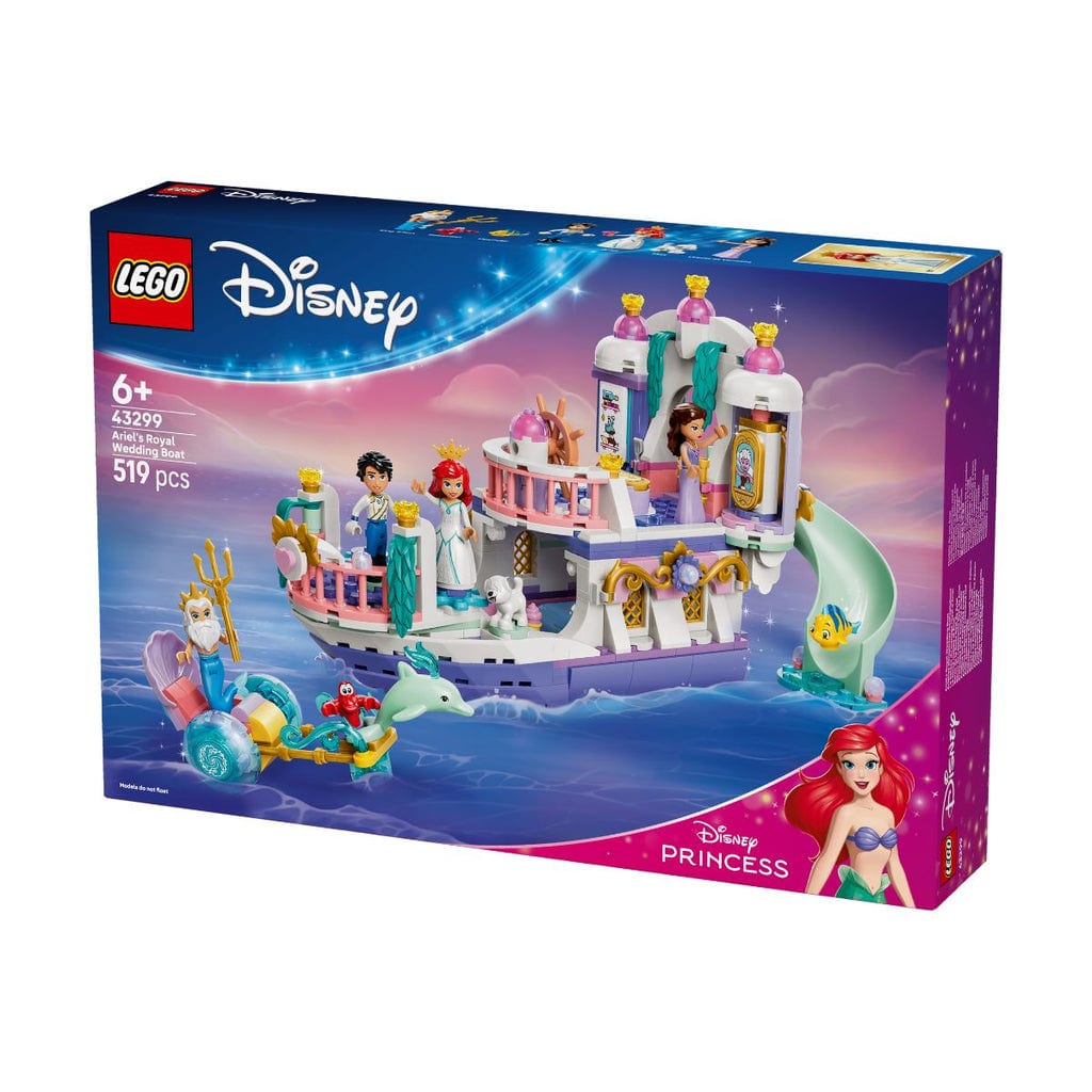  Đồ Chơi Lắp Ráp Thuyền Đám Cưới Hoàng Gia Của Ariel LEGO DISNEY PRINCESS 43299 (519 chi tiết) 