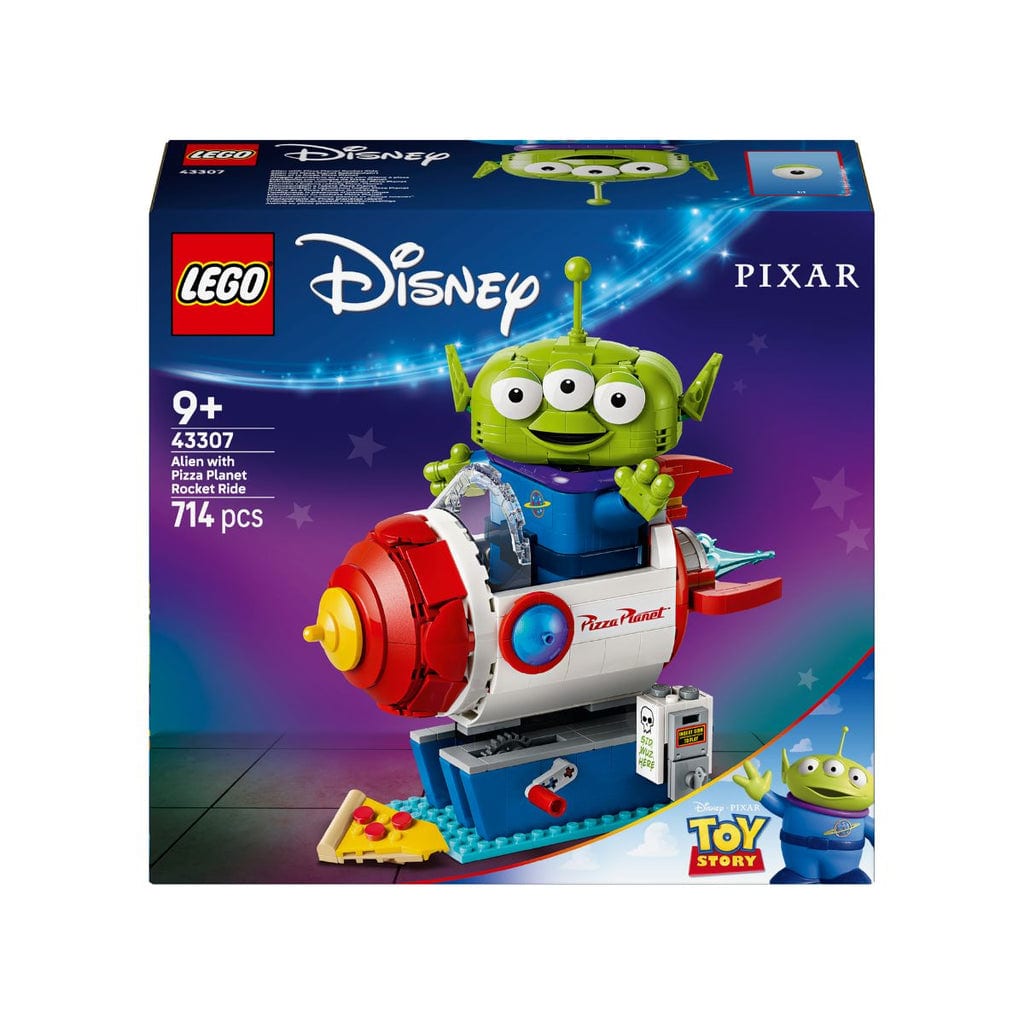 樂高與益智玩具:  外星人和比薩星球火箭拼裝玩具 LEGO DISNEY PRINCESS 43307 