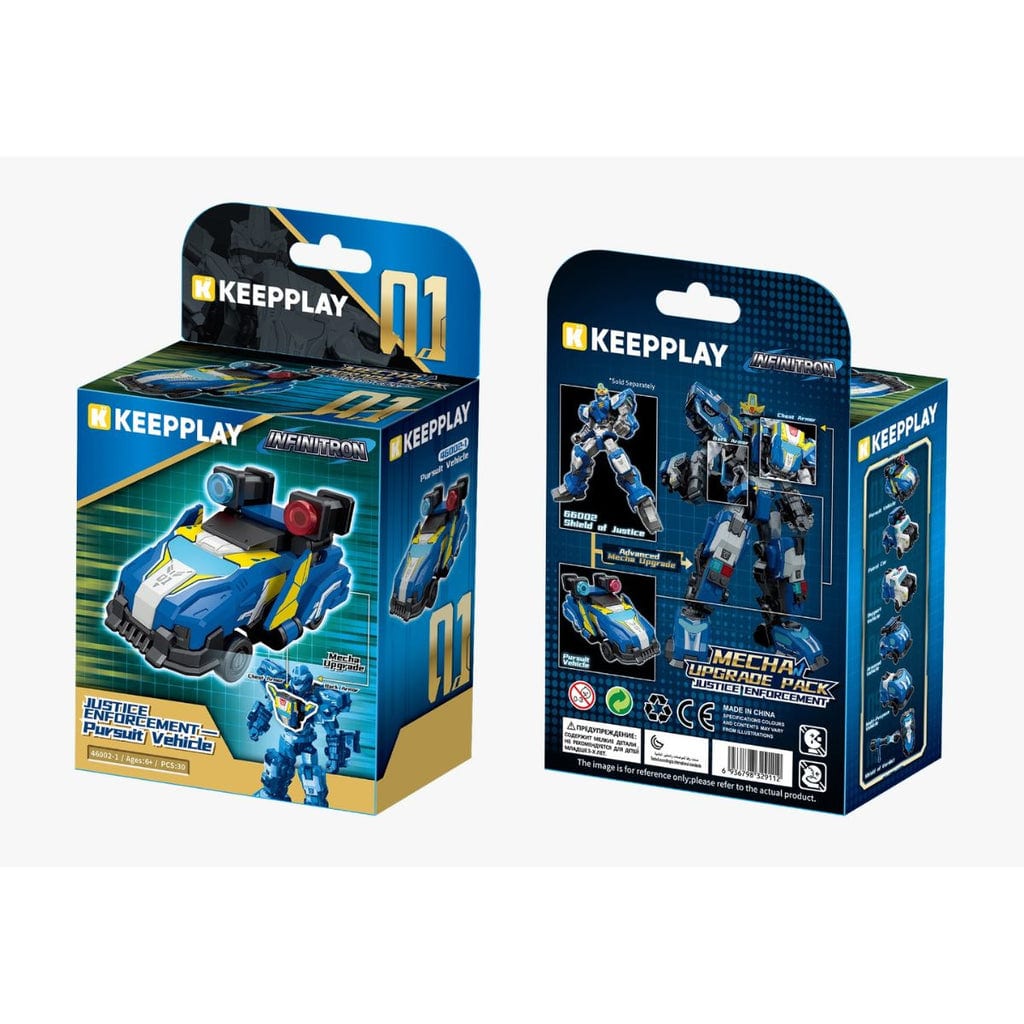  Đồ Chơi Mô Hình Lắp Ráp Trang Bị Infinite Warrior - Thực Thi Công Lý KEEPPLAY 46002 