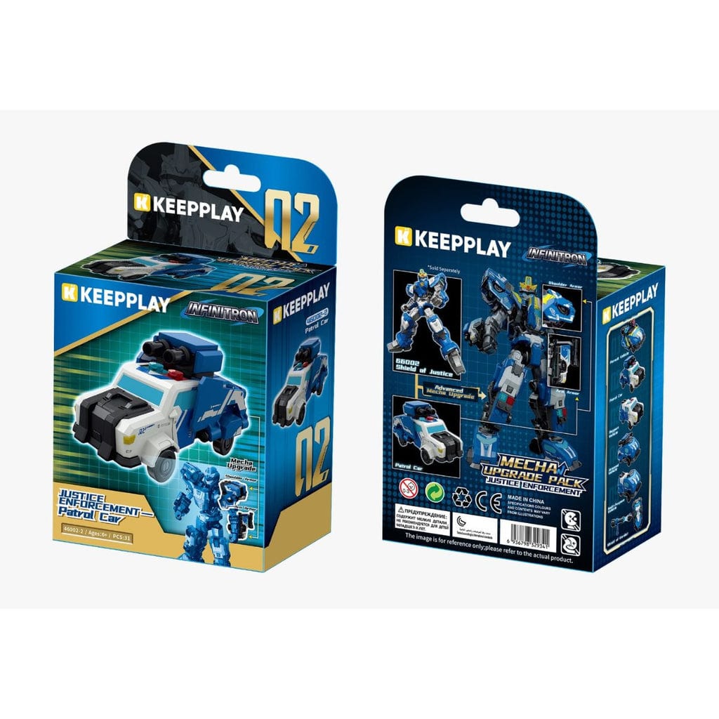  Đồ Chơi Mô Hình Lắp Ráp Trang Bị Infinite Warrior - Thực Thi Công Lý KEEPPLAY 46002 