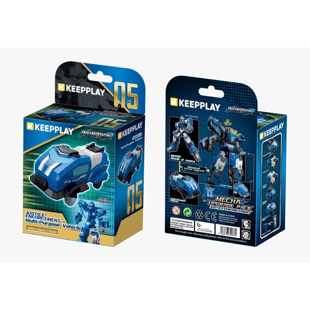 LEGO Và Đồ Chơi Thông Minh: Đồ Chơi Mô Hình Lắp Ráp Trang Bị Infinite Warrior - Thực Thi Công Lý KEEPPLAY 46002 (ảnh 1) | Flosa