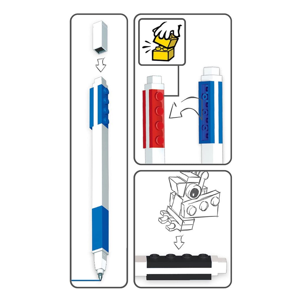 樂高與益智玩具:  3支墨水筆 LEGO LICENSED 51513 