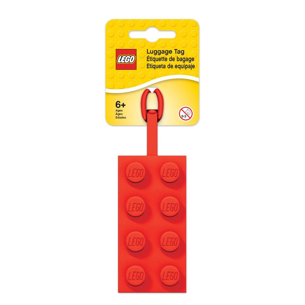 樂高與益智玩具:  LEGO - 紅色2x4磚名牌 LEGO LICENSED 52002 