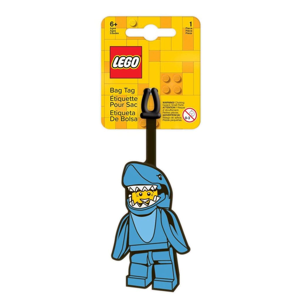 樂高與益智玩具:  名字標籤 LEGO - 鯊魚套裝男孩 LEGO LICENSED 52540 