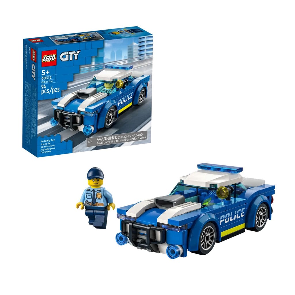 樂高與益智玩具:  警車拼裝玩具 LEGO CITY 60312 