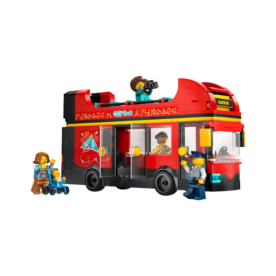  Đồ Chơi Lắp Ráp Xe Buýt Hai Tầng Màu Đỏ LEGO CITY 60407 (384 chi tiết) 