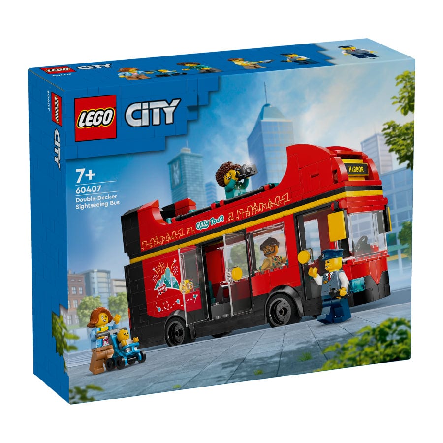  Đồ Chơi Lắp Ráp Xe Buýt Hai Tầng Màu Đỏ LEGO CITY 60407 (384 chi tiết) 