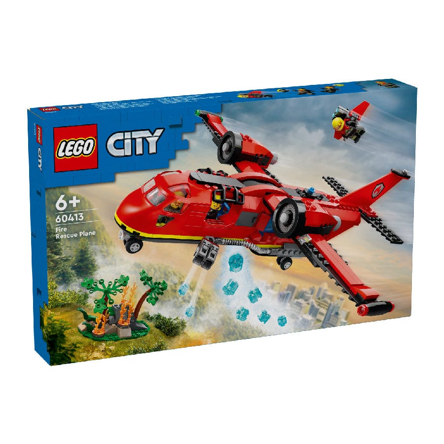 樂高與益智玩具:  消防飛機拼裝玩具 LEGO CITY 60413 (478 件) 