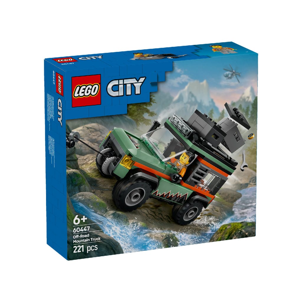 樂高與益智玩具:  樂高城市4X4越野車60447 