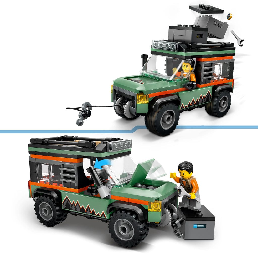  Đồ Chơi Xe Leo Núi Địa Hình 4X4 LEGO CITY 60447 