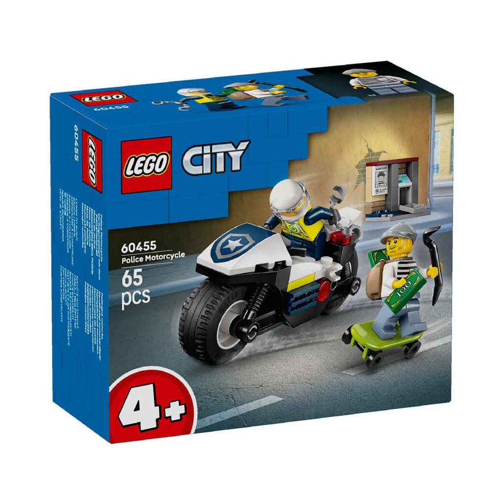樂高與益智玩具:  追捕盜賊的賽車 LEGO CITY 60455 (65個零件) 